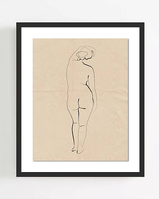 Интерьерный постер Nude 400_400_2846188